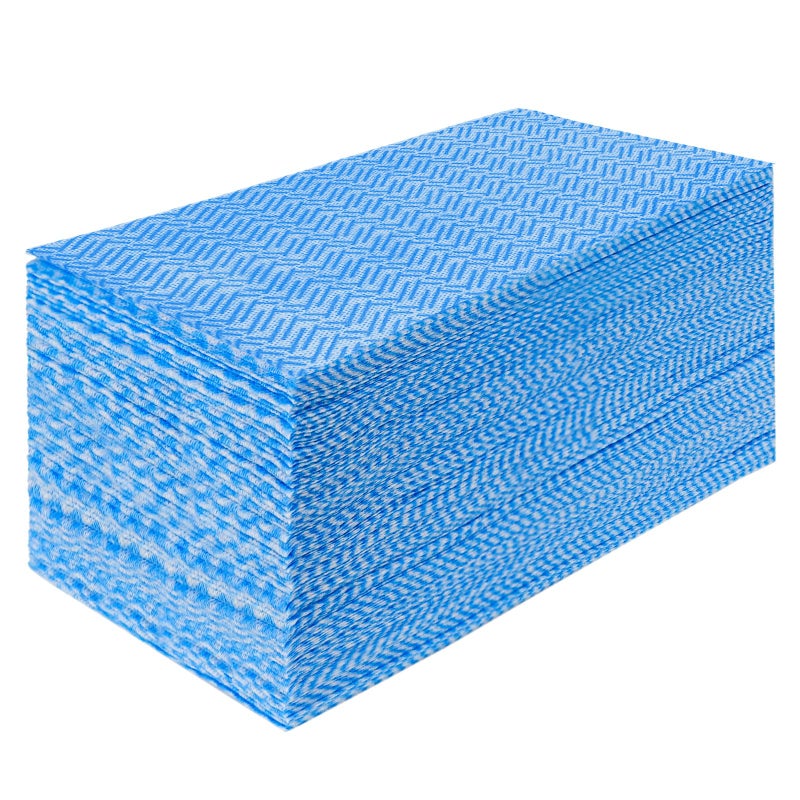 JEBBLAS Cleaning Towels Dish Towels and Dish Cloths Reusable Towels,Handy Cleaning Wipes, Great Dish Towel, Disposable, Absorbent, Dry Quickly 60 Sheets/Pack,Blue - Image 1